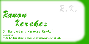 ramon kerekes business card